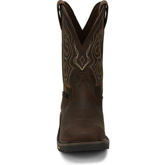 Justin Men's Joist 11" Composite Toe Western Work Boot - Brown - SE4625 - Overlook Boots