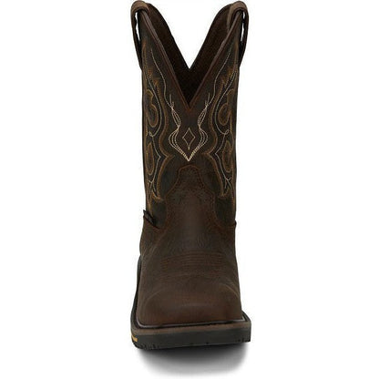 Justin Men's Joist 11" Composite Toe Western Work Boot - Brown - SE4625 - Overlook Boots