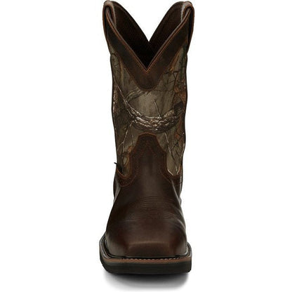 Justin Men's Trekker 11" Composite Toe Waterproof Western Work Boot -Brown- SE4677 - Overlook Boots