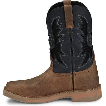 Justin Men's Bolt 11" Composite Toe Western Work Boot -Tan- SE4115 - Overlook Boots