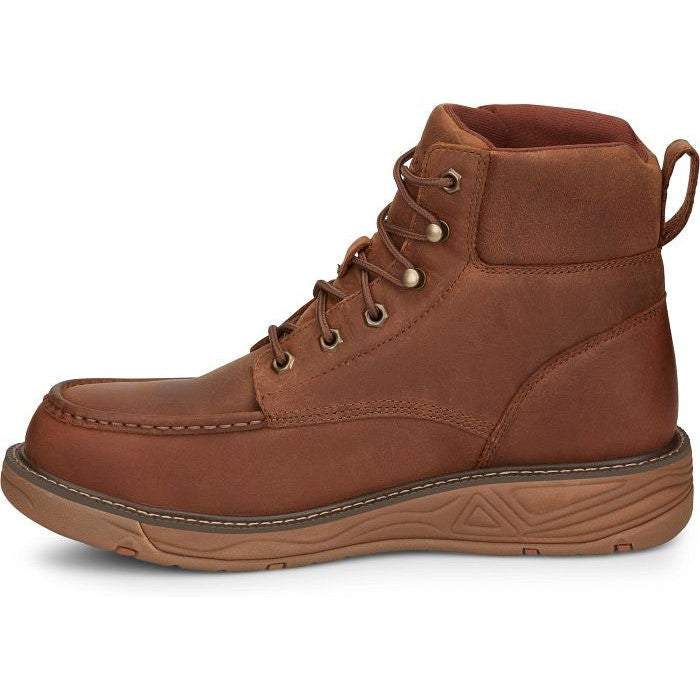 Justin Men's Rush 6" Nano Composite Toe Work Boot -Brown- SE471 - Overlook Boots