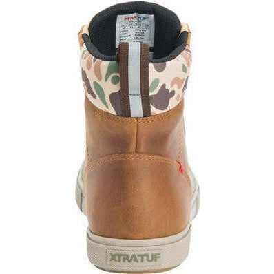 Xtratuf Men's Leather Lace 6" Waterproof Ankle Deck Work Boot -Tan- LAL700 - Overlook Boots