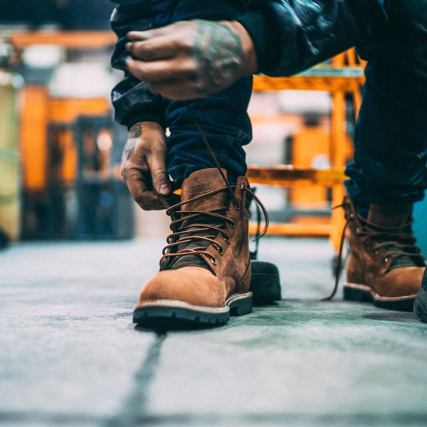 Kodiak Men's Mckinney 6" Composite Toe Waterproof Safety Work Boot -Brown- K4TFBN - Overlook Boots