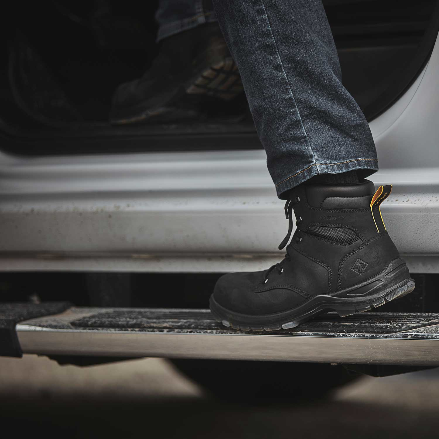 Terra Men's Byrne 6" Composite Toe Waterproof Safety Work Boot- Black- 839BBK - Overlook Boots