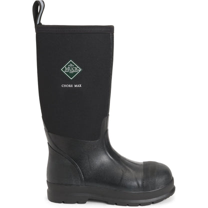 Muck Men's Chore Max Composite Toe Waterproof Rubber Work Boot - Black - MAX-CMP - Overlook Boots