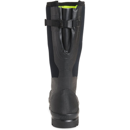 Muck Men's Chore Wide Calf Steel Toe Waterproof Rubber Work Boot - Black - MCXF-Steel - Overlook Boots