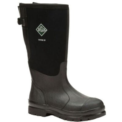 Muck Men's Chore Wild Calf Extended Fit Waterproof Work Boot- Black- MCXF-000 7 / Black - Overlook Boots