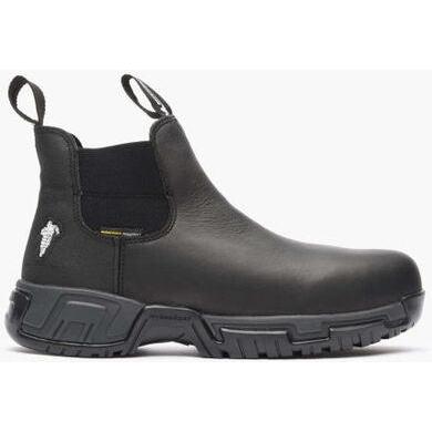 Georgia Men's Michelin 6" Alloy Toe Waterproof Puncture Resistant Chelsea Work Boot- Black- MIC0008 - Overlook Boots