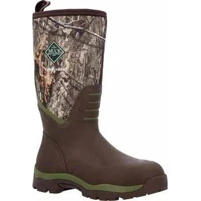 Muck Men's Pathfinder 15" Soft Toe Waterproof Tall Work Boot- Mossy Oak- MPFMDNA - Overlook Boots