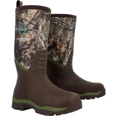 Muck Men's Pathfinder 15" Soft Toe Waterproof Tall Work Boot- Mossy Oak- MPFMDNA - Overlook Boots
