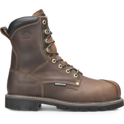 Matterhorn Men's Corvus 8" Waterproof Composite Toe PunCompositeure Work Boot -Brown- MT2508 8 / Medium / Brown - Overlook Boots