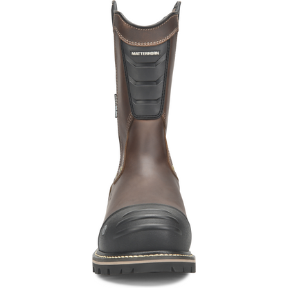 Matterhorn Men's Ibeam 10" Waterproof Composite Toe Metguard Work Boot -Brown- MT2540 - Overlook Boots