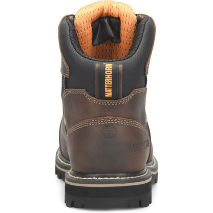 Matterhorn Men's Ibeam 6" Waterproof Composite Toe Metguard Work Boot Brown - MT2546 - Overlook Boots
