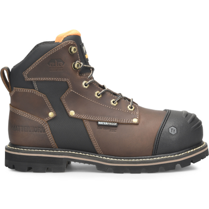Matterhorn Men's Ibeam 6" Waterproof Composite Toe Metguard Work Boot Brown - MT2546 8 / Medium / Brown - Overlook Boots