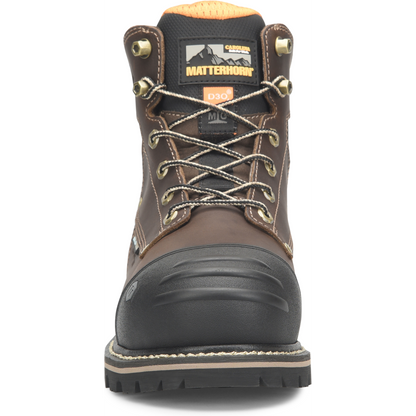 Matterhorn Men's Ibeam 6" Waterproof Composite Toe Metguard Work Boot Brown - MT2546 - Overlook Boots