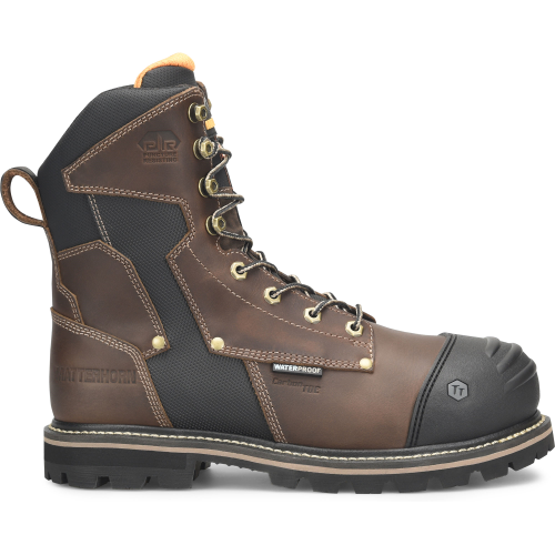 Matterhorn Men's Ibeam 8" Waterproof Composite Toe Metguard Work Boot -Brown- MT2548 8 / Medium / Brown - Overlook Boots