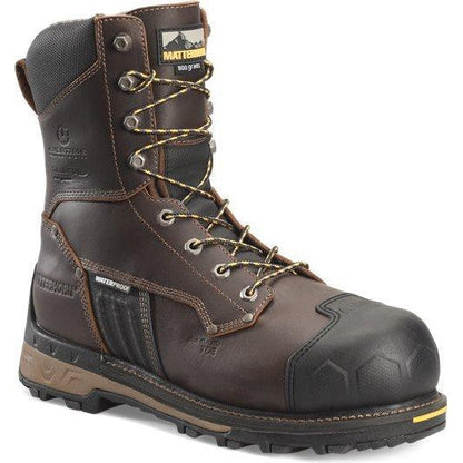Matterhorn Men's Maximus 2.0 8" Composite Toe Waterproof 800G Ins Work Boot- MT2562 8 / Medium / Brown - Overlook Boots