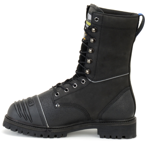 Matterhorn Men's Mulrooney 10" Steel Toe Waterproof Metguard Work Boot Black- MT903 - Overlook Boots