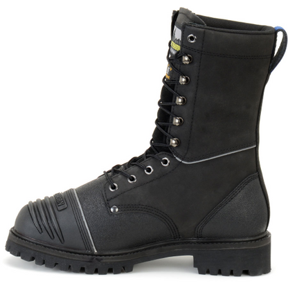 Matterhorn Men's Mulrooney 10" Steel Toe Waterproof Metguard Work Boot Black- MT903 - Overlook Boots