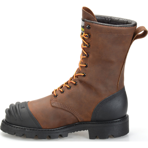 Matterhorn Men's Copper 10" Steel Toe Waterproof Metguard USA Made Work Boot - MT910 - Overlook Boots