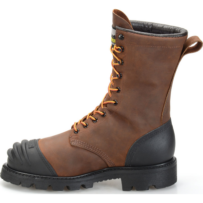 Matterhorn Men's Copper 10" Steel Toe Waterproof Metguard USA Made Work Boot - MT910 - Overlook Boots