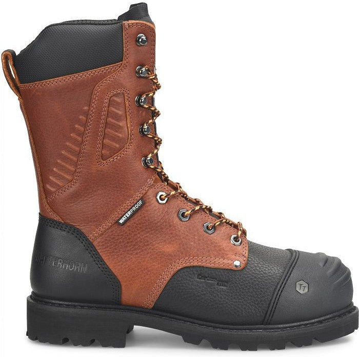 Matterhorn Men's Nickel 12" Composite Toe Waterproof Met Guard Work Boot -Brown- MT2575 - Overlook Boots
