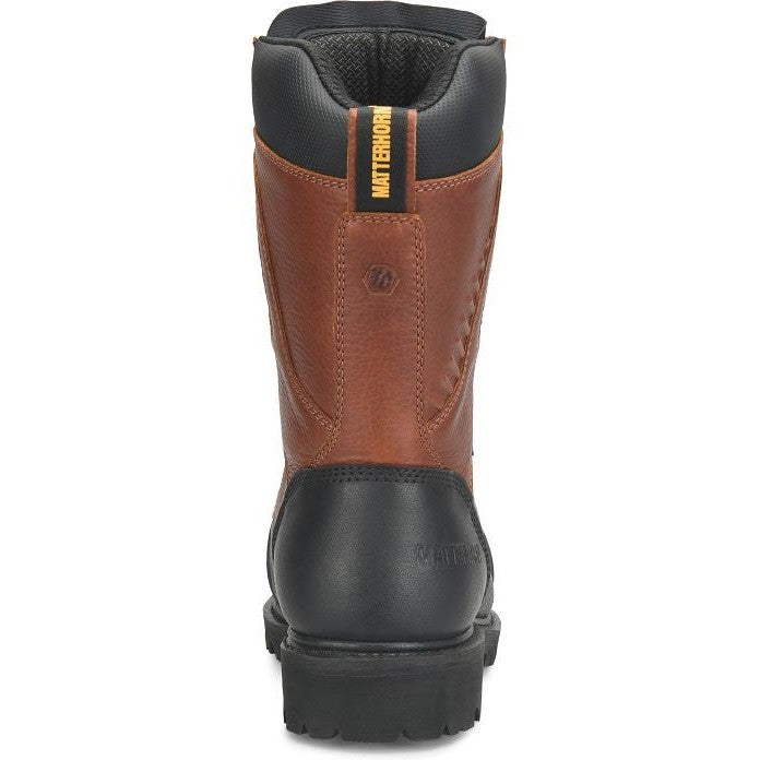 Matterhorn Men's Nickel 12" Composite Toe Waterproof Met Guard Work Boot -Brown- MT2575 - Overlook Boots
