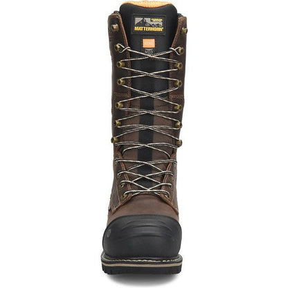 Matterhorn Men's Beam 12" Composite Toe Waterproof Met Guard Work Boot -Brown- MT2549 - Overlook Boots