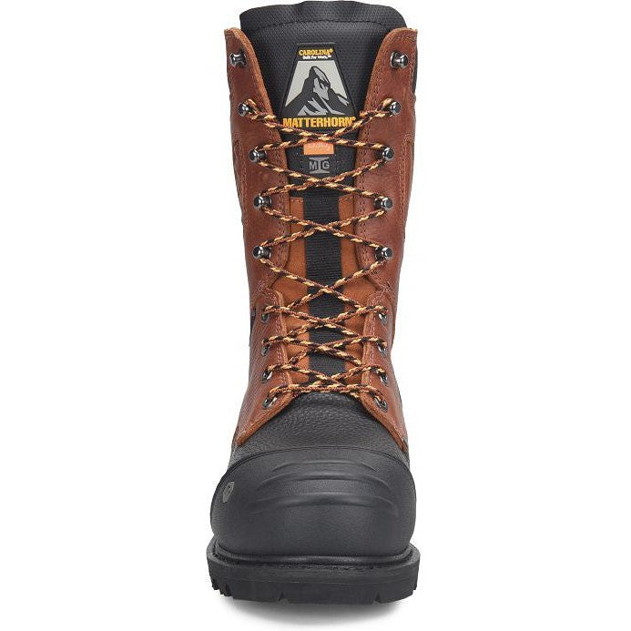 Matterhorn Men's Nickel 12" Composite Toe Waterproof Met Guard Work Boot -Brown- MT2575 - Overlook Boots