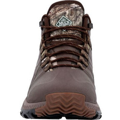 Muck Men's Outscape Max Waterproof Lace Up Hiker Work Boot -Mossy Oak MTLMDNA - Overlook Boots