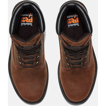 Timberland Pro Men's Direct Attach 6" Soft Toe Waterproof Work Boot- Brown- TB138020242 - Overlook Boots