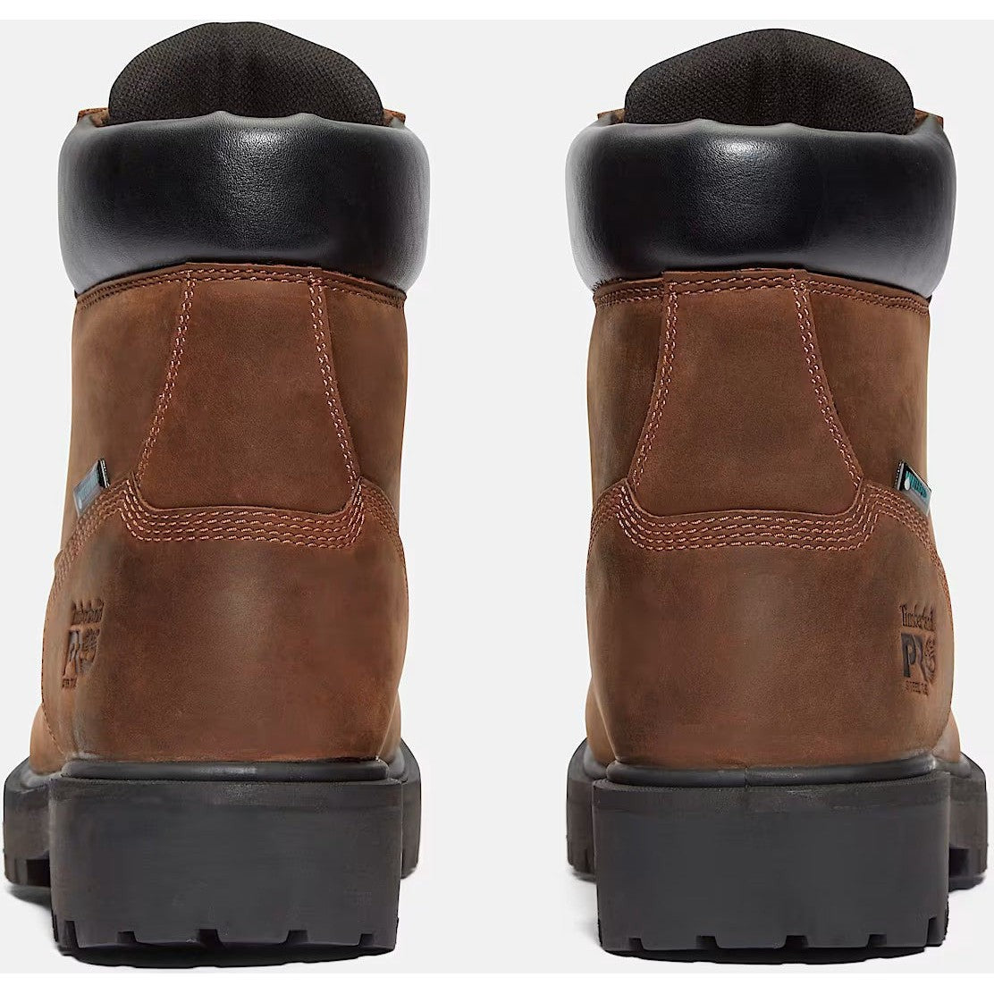Timberland Pro Men's Direct Attach 6" Soft Toe Waterproof Work Boot- Brown- TB138020242 - Overlook Boots