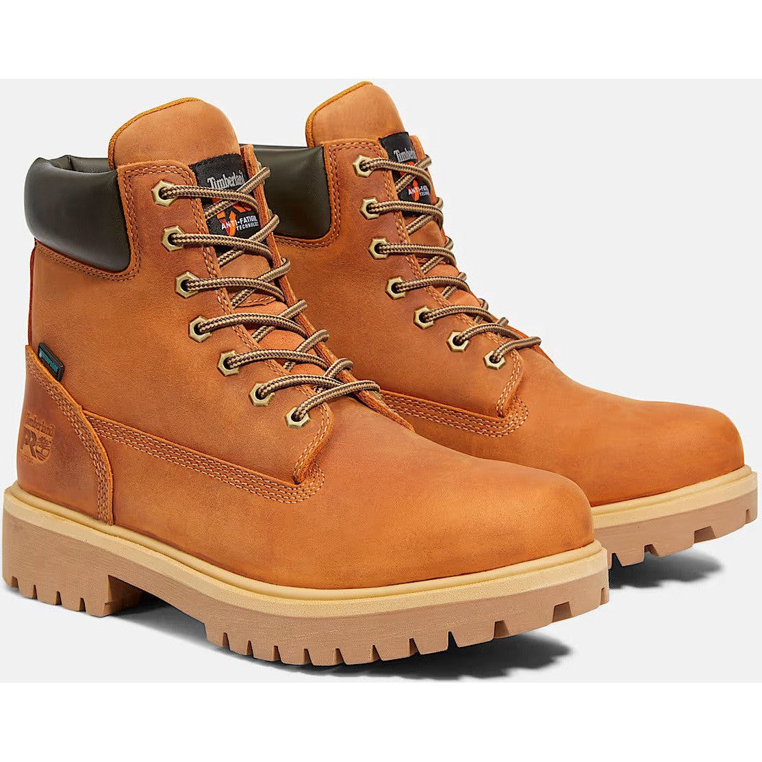 Timberland Pro Men's Direct Attach 6" Soft Toe Waterproof Work Boot- Brown- TB1A262R214 - Overlook Boots