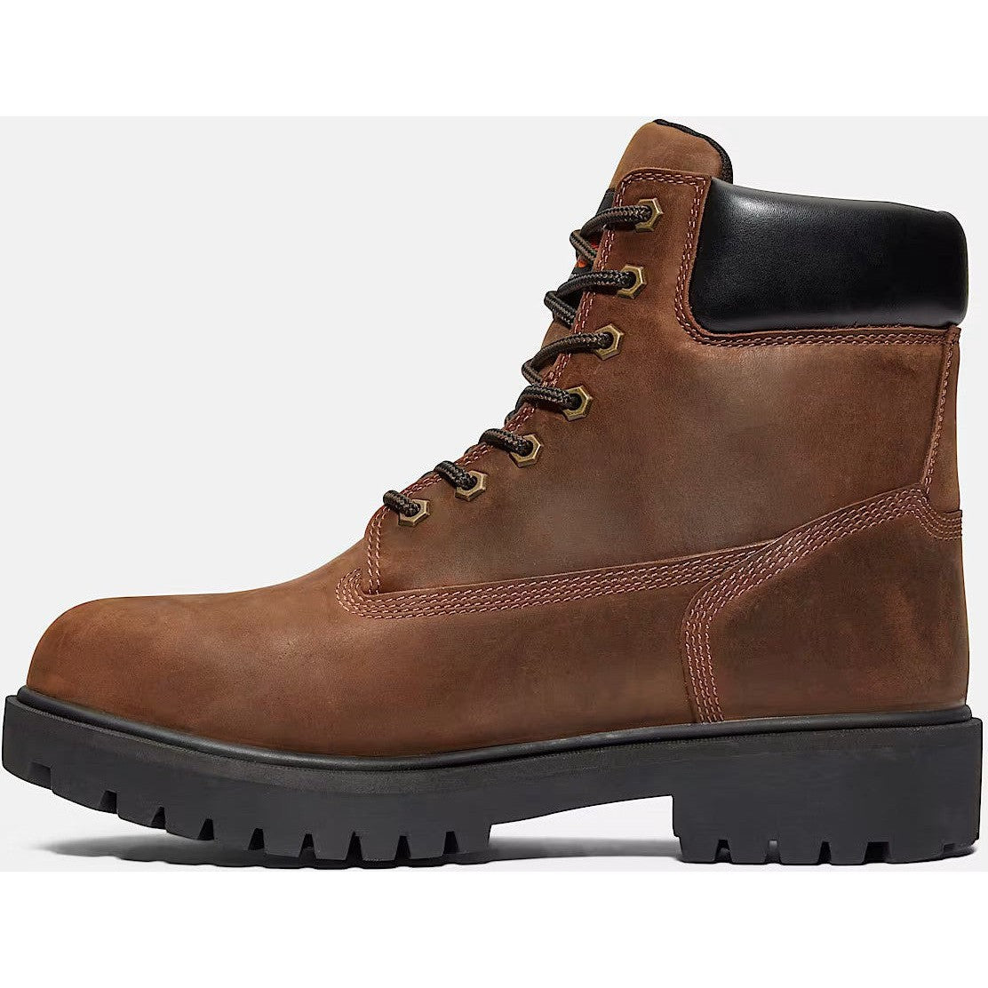 Timberland Pro Men's Direct Attach 6" Soft Toe Waterproof Work Boot- Brown- TB138020242 - Overlook Boots