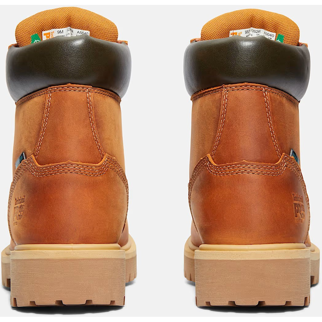 Timberland Pro Men's Direct Attach 6" Soft Toe Waterproof Work Boot- Brown- TB1A262R214 - Overlook Boots
