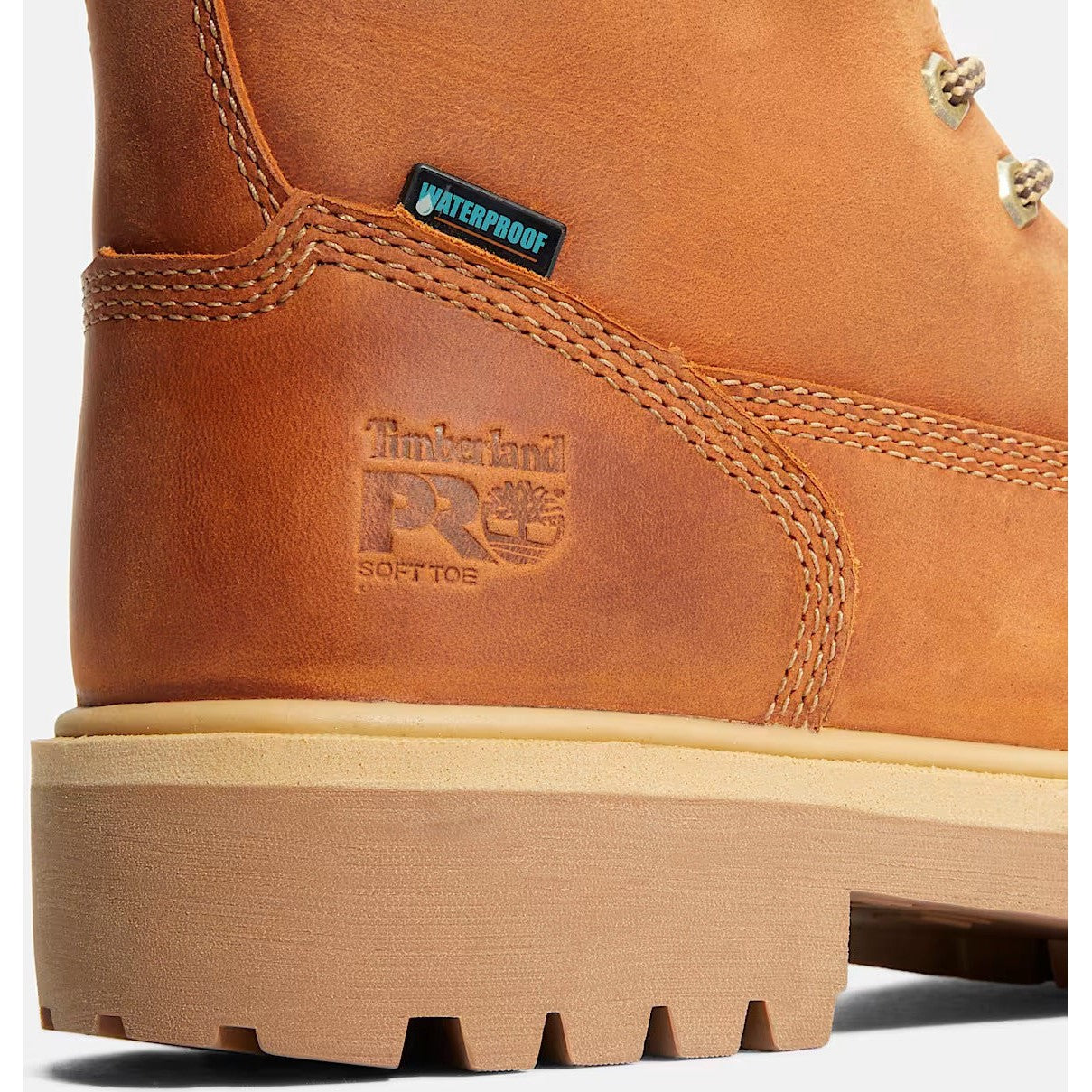 Timberland Pro Men's Direct Attach 6" Soft Toe Waterproof Work Boot- Brown- TB1A262R214 - Overlook Boots