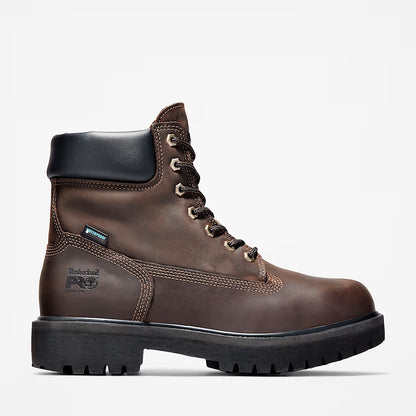 Timberland Pro Men's Direct Attach 6" Steel Toe Waterproof Work Boot - Brown - TB138021242 7 / Medium / Brown - Overlook Boots