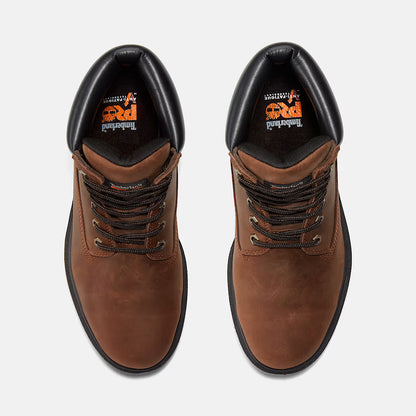 Timberland Pro Men's Direct Attach 6" Steel Toe Waterproof Work Boot - Brown - TB138021242 - Overlook Boots