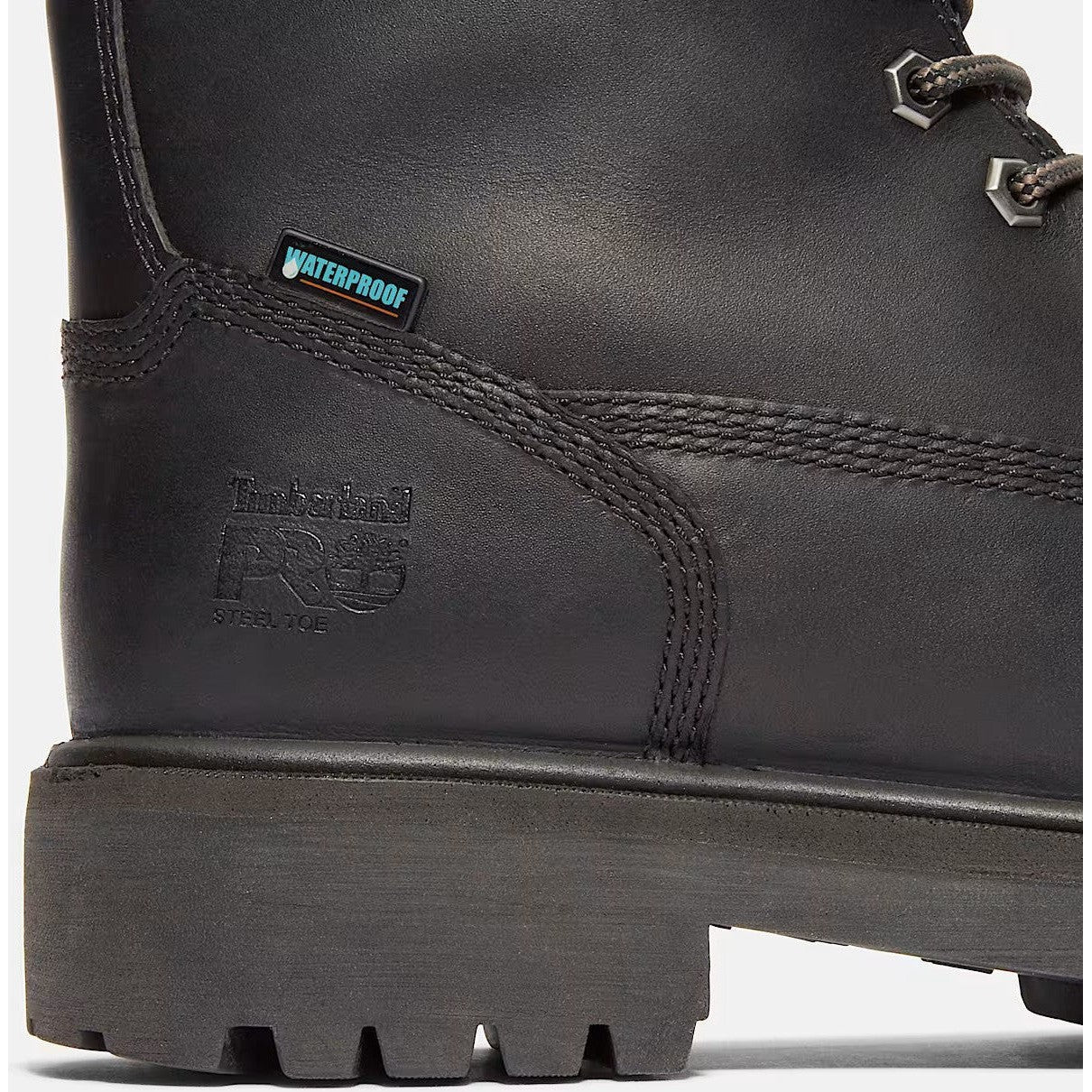 Timberland Pro Men's Direct Attach 6" Steel Toe Waterproof Work Boot- Black- TB126038001 - Overlook Boots