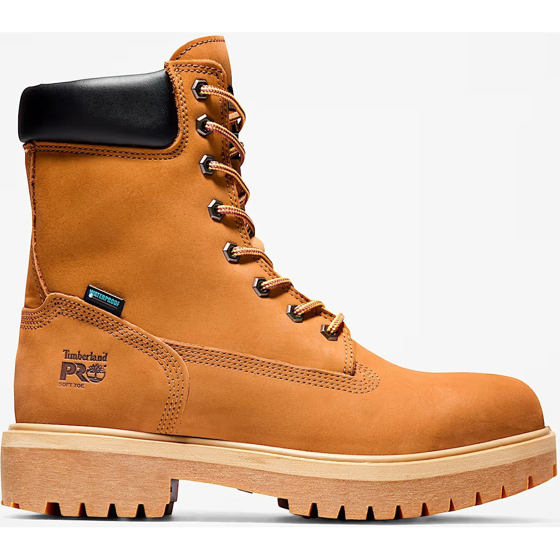 Timberland Pro Men's Direct Attach 8" Soft Toe Waterproof Work Boot- Wheat- TB126011713 7 / Medium / Wheat - Overlook Boots