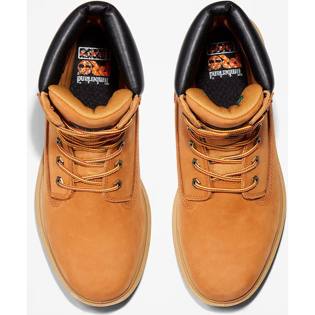 Timberland Pro Men's Direct Attach 8" Soft Toe Waterproof Work Boot- Wheat- TB126011713 - Overlook Boots