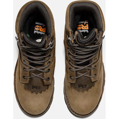 Timberland Pro Men's Evergreen Logger Composite Toe Logger Work Boot- Brown- TB1A28QQ214 - Overlook Boots