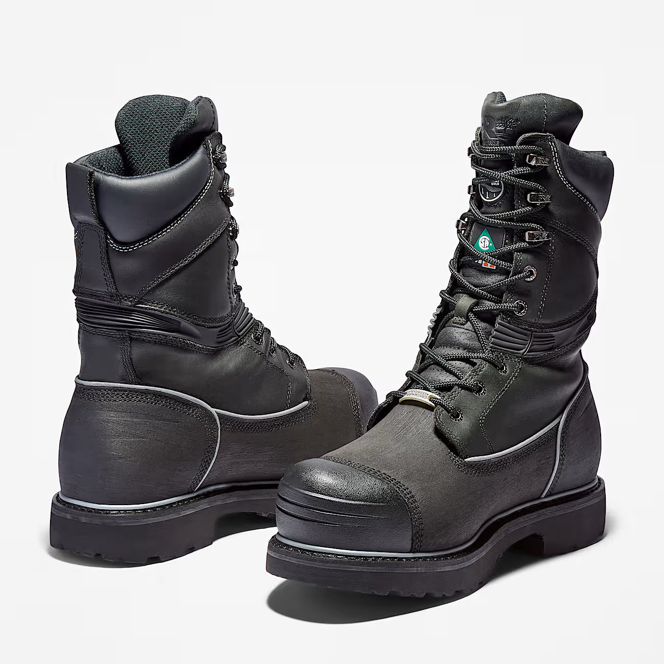 Timberland Pro Men's Gravel 10" Steel Toe Metguard Waterproof Work Boot - Black - TB153531001 - Overlook Boots