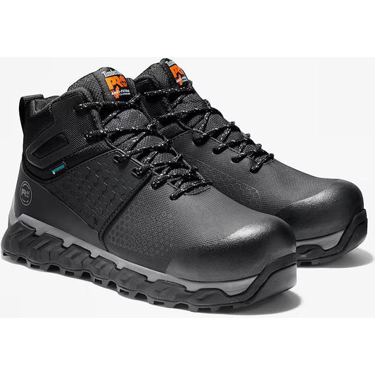 Timberland Pro Men's Ridgework Composite Toe Waterproof Work Boot- Black- TB1A1KBW001 - Overlook Boots