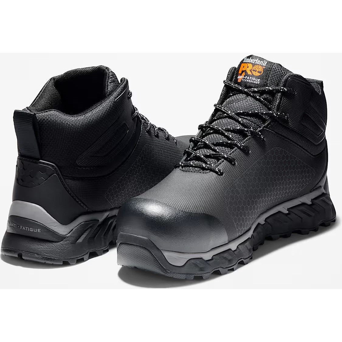 Timberland Pro Men's Ridgework Composite Toe Waterproof Work Boot- Black- TB1A1KBW001 - Overlook Boots