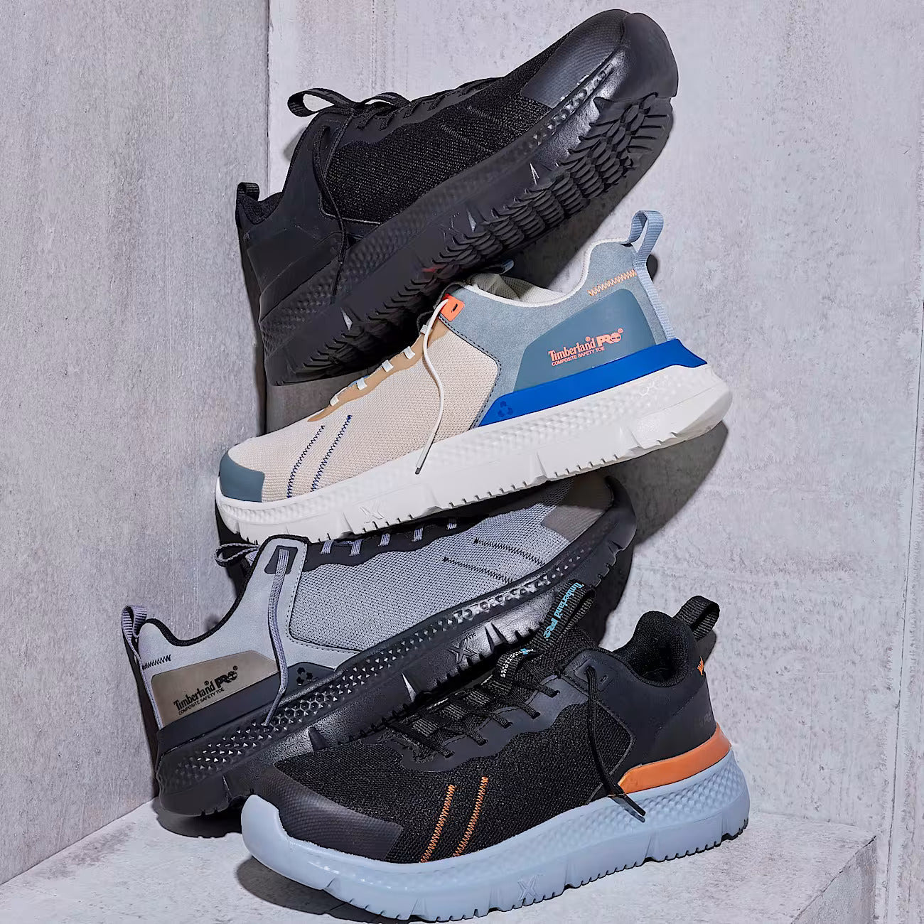 Timberland Pro Men's Setra Composite Toe Sneaker Work Shoe- Grey- TB1A5PKE065 - Overlook Boots