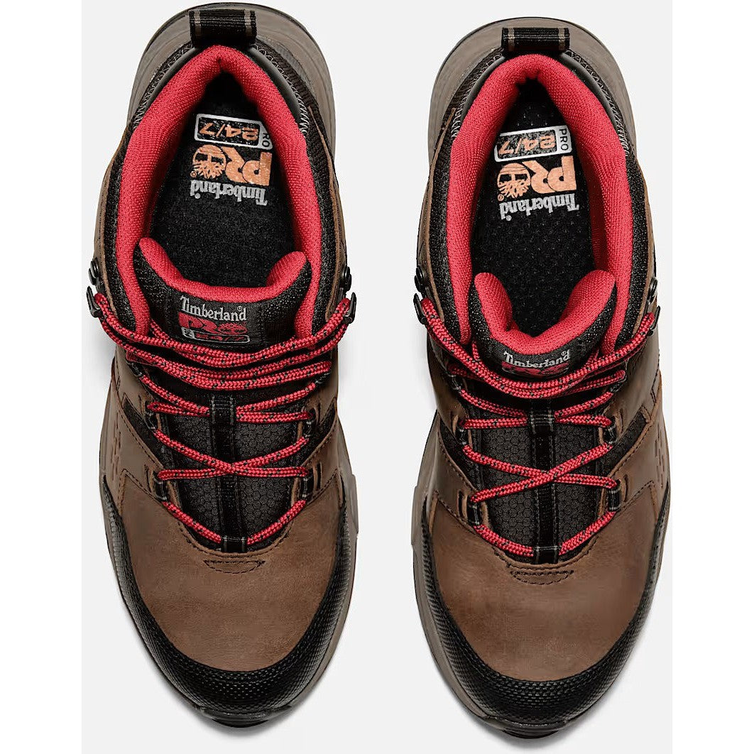 Timberland Pro Men's Switchback Lightweight Steel Toe Hiker Work Boot- Brown- TB0A6183214 - Overlook Boots