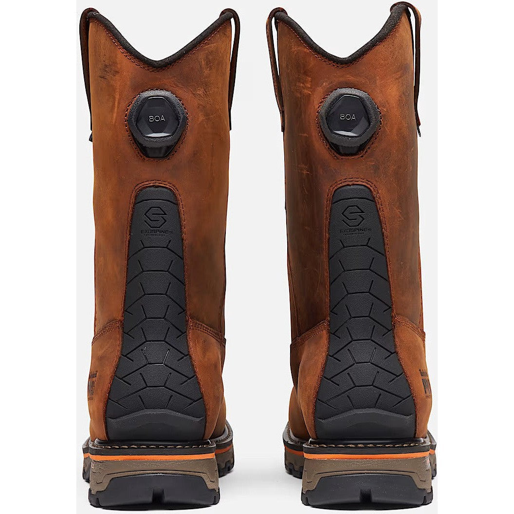 Timberland Pro Men's BOA True Grit Waterproof Pull-On Work Boot -Brown- TB0A66JQEM4 - Overlook Boots