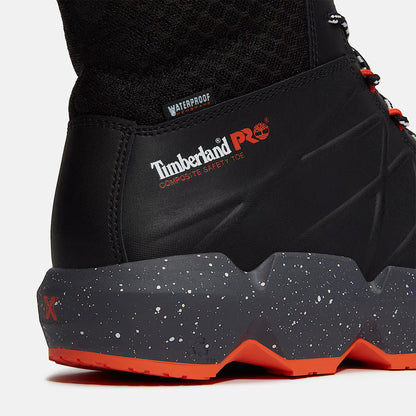 Timberland Pro Men's Morphix 6" Comp Toe Waterproof Work Boot - Black - TB0A63YKEK5 - Overlook Boots