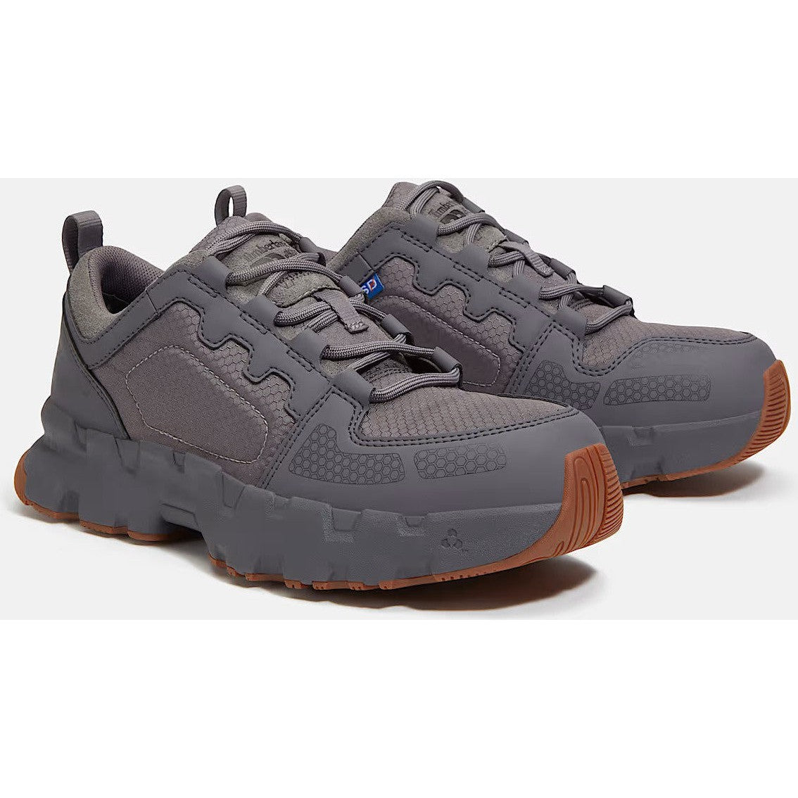 Timberland Pro Men's Powertrain Composite Toe Sneaker Work Shoe- Grey- TB0A67NQY55 - Overlook Boots